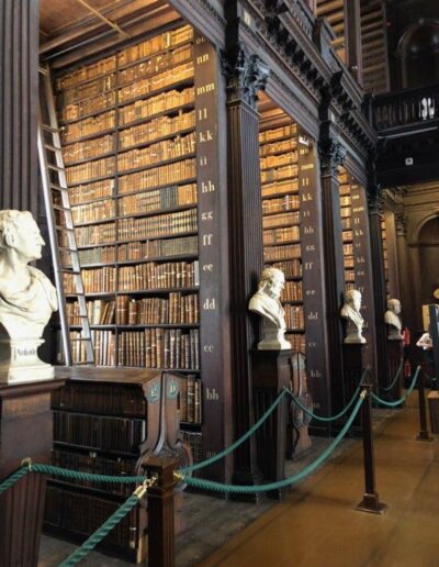 touring Trinity College and viewing the Book of Kells.